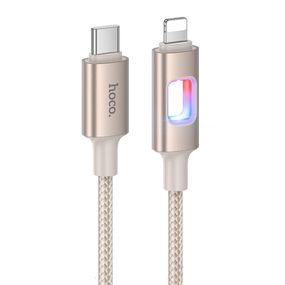 Дата кабель Hoco U144 New Type-C to Lightning 27W (1.2m) Gold