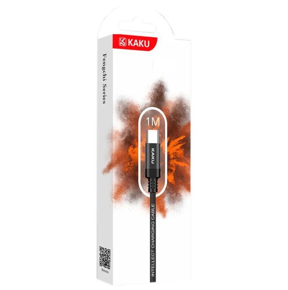 USB кабель Kaku KSC-283 USB Type-C 1m - Black | Зображення 3