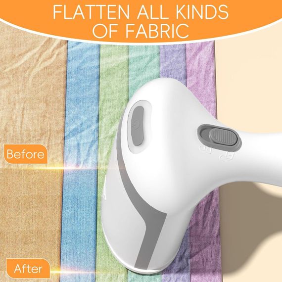 Потужний ручний відпарювач для одягу 1500 Вт — паровий прасувальник для одягу, штор та постільної білизни | Зображення 4