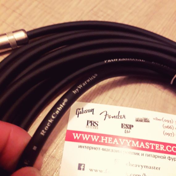 Гітарний інструментальний кабель Rock Cable d7 для електрогітари 6 м | Зображення 1