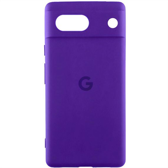 Чехол Silicone Cover Lakshmi Full Camera (AAA) with Logo для Google Pixel 7a Фиолетовый / Amethyst
