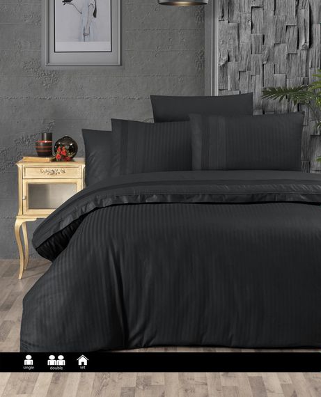 Постільна білизна First Choice Ranforce Deluxe 200 х 220 см Gala Black