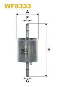 Фільтр палив. AVEO WF8333PP9053 (вир-во WIX-FILTERS) WIX FILTERS WF8333 на CHEVROLET LOVA седан (T250, T255)