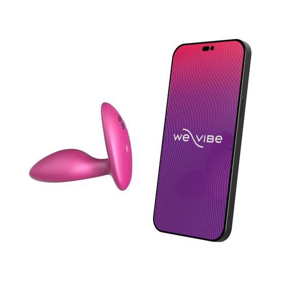Анальна смарт-вібропробка We-Vibe Ditto+ Cosmic Pink, 10 режимів, пульт ДК | Зображення 3