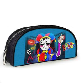 Пенал шкільний з принтом Цифровий Цирк 23х10х8 см дитячий для дівчинки, хлопчика (3967)