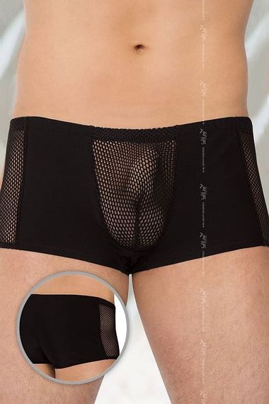 Мужские трусы-шорты Softline Thongs 4515 Черные XL | Зображення 1