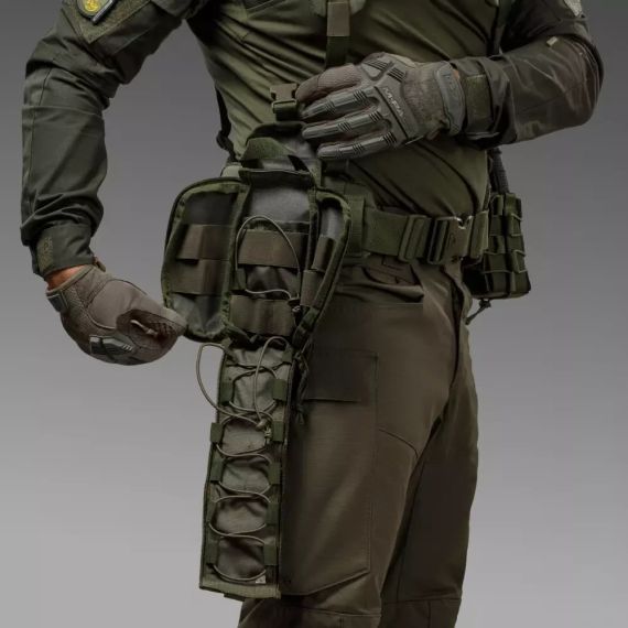 Підсумок-органайзер аптечка Ukrarmor Олива, тактична MOLLE Cordura 500D, підсумок укрармор ЗСУ, полювання | Зображення 3