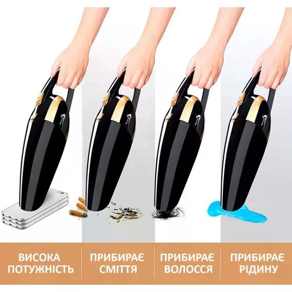 Портативний акумуляторний пилосос для дому та авто | Зображення 4