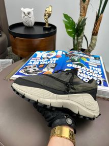 Мужские кроссовки New Re3ebok Zig Kinetica 2.5 Edge x Spyder Khaki Black (Waterproof)