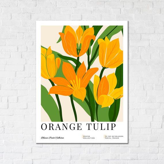 Оранжеві тюльпани