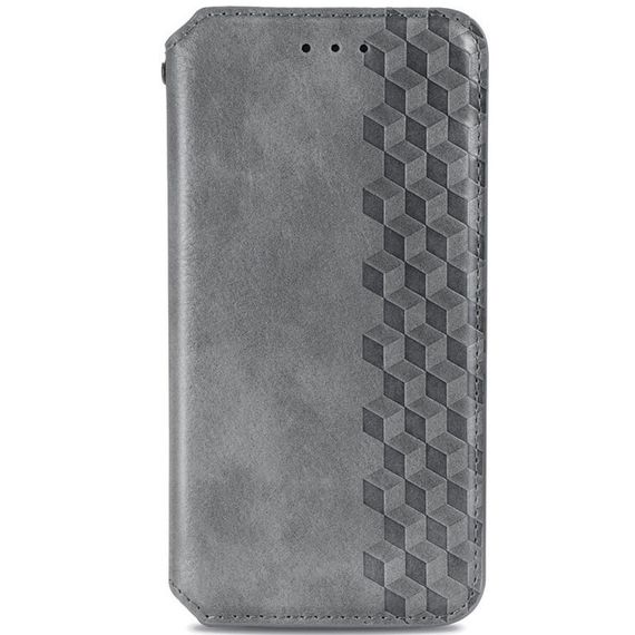 Кожаный чехол книжка GETMAN Cubic (PU) для Xiaomi Mi 10T / Mi 10T Pro Штучна шкіра, Слот для візитки, Сірий
