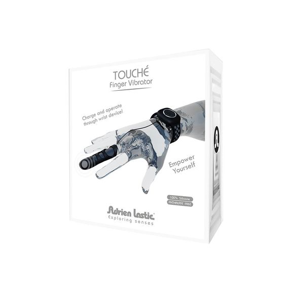 Вібратор на палець Adrien Lastic Touche (L) для глибокої стимуляції з пультом керування на руці | Зображення 3