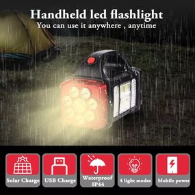Кемпінг ліхтар Led-ліхтарик вуличний портативний 2400 mAh