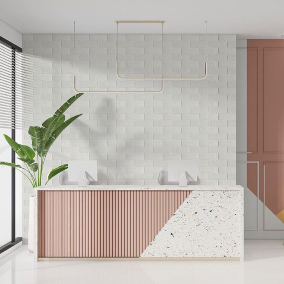 3D панель самоклеюча цегла Біла 700х770х3мм (001-3) SW-00000174 | Зображення 4