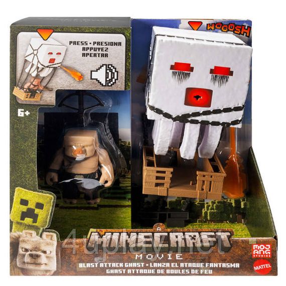Игровой набор Майнкрафт в кино Воздушный шар из Гаста Оригинал Minecraft Movie Blast Attack Ghast | Зображення 1