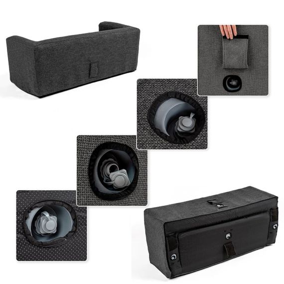 Надувний диван сірий SW-00002293 | Зображення 3