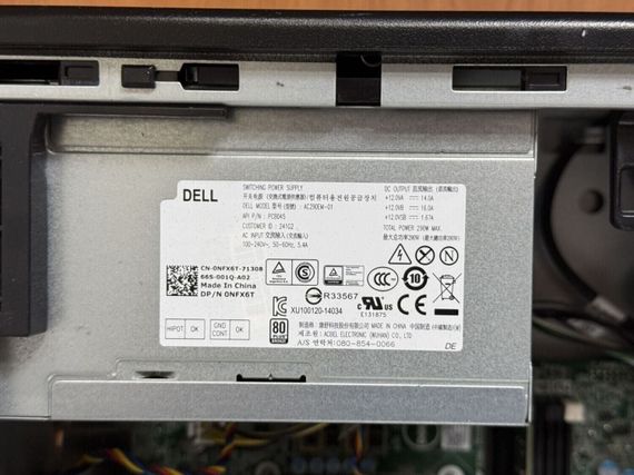 Ігровий ПК Dell Precision 3620 Tower / Intel Core i7-6700 (4 (8) ядра по 3.4 - 4.0 GHz) / 8 GB DDR4 / 250 GB SSD / AMD FirePro W5100, 4 GB GDDR5, 128-bit / 290W / DVD-RW / DisplayPort б/в + Подарунок Кабель живлення + дротова миша | Зображення 8