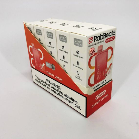 Elf Bar RabBeats RC10000 смак Вишня Лимон (Cherry Lemon) (ws95742-2) | Зображення 3