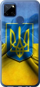 Чехол на Realme C12 Флаг и герб Украины 1 "375u-2240-17620"