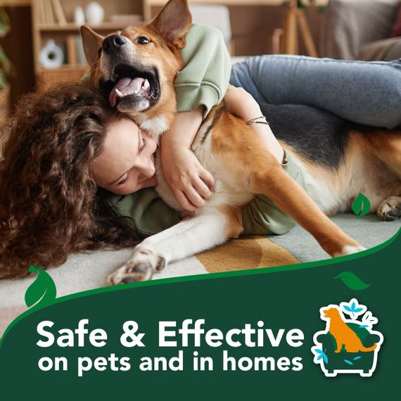 Спрей від бліх і кліщів для собак і вдома Vet's Best Flea & Tick Home Spray For Dogs Cottonspice, 946 мл | Зображення 5