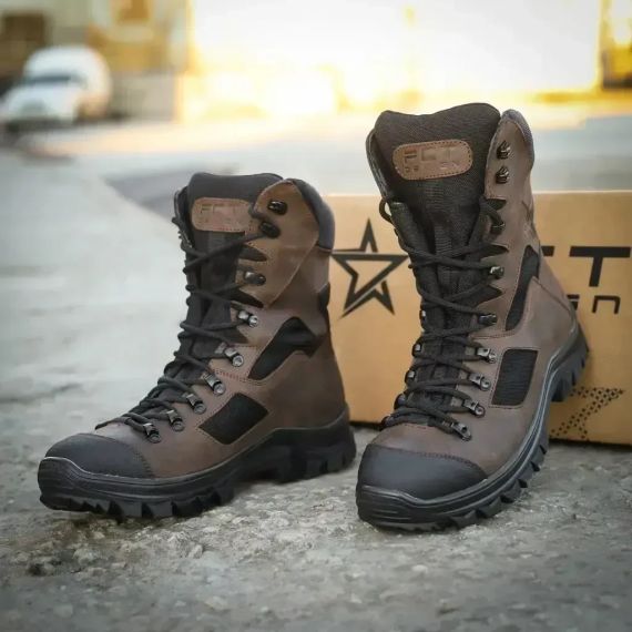 Берці тактичні Stalker мембрана Gore-Tex коричневі | Зображення 3