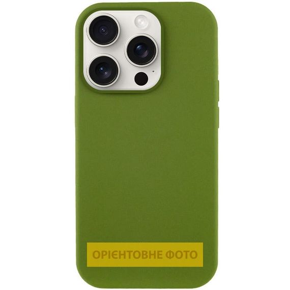 Чохол Silk Full Protective (AA) NO LOGO для Apple iPhone 17 (6.3") Зелений / Dark Olive