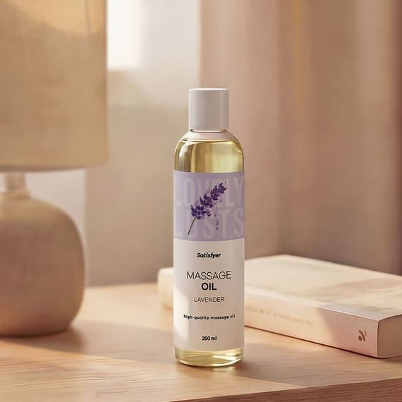 Розпродаж!!! Масажна олія Satisfyer Massage Oil Lavender 250 мл (термін 30.04.2027) | Зображення 7