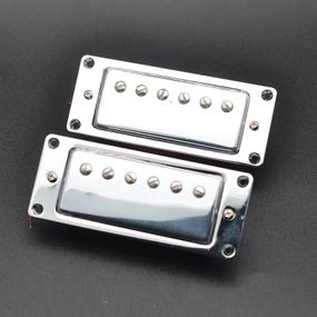 Пара хромових синглів P 90 датчики для електрогітари Fender Gibson Cort Ibanes Shur LTD ESP хамбакери