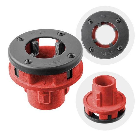 Набір плашок для нарізання різьби 1 1/2"; 2", 2 од. INTERTOOL SD-8002 | Зображення 7