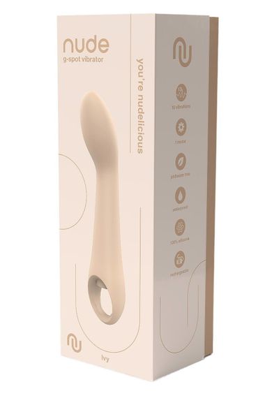Вібратор Dream Toys Nude Ivy для точки G, бежевий Sex Aura | Зображення 4