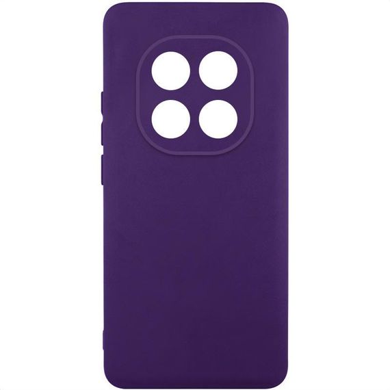 Чохол TPU GETMAN Liquid Silk Full Camera для Xiaomi Redmi Note 14 Pro 4G Темно фіолетовий / Dark Purple