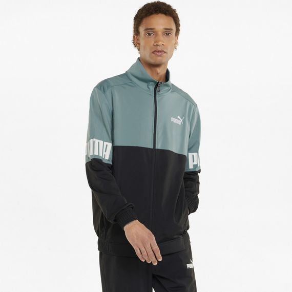 Костюм спортивный мужской Puma Power Poly Suit 848108 50 (черный, полиэстер, эластик, тренировочный, пума) | Зображення 2