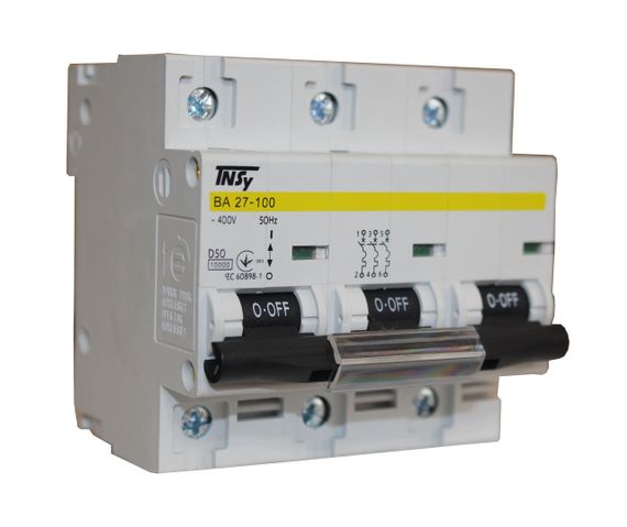 Автоматический выключатель ВА27-100 3Р 50А 10 кА х-ка D Ny95504904