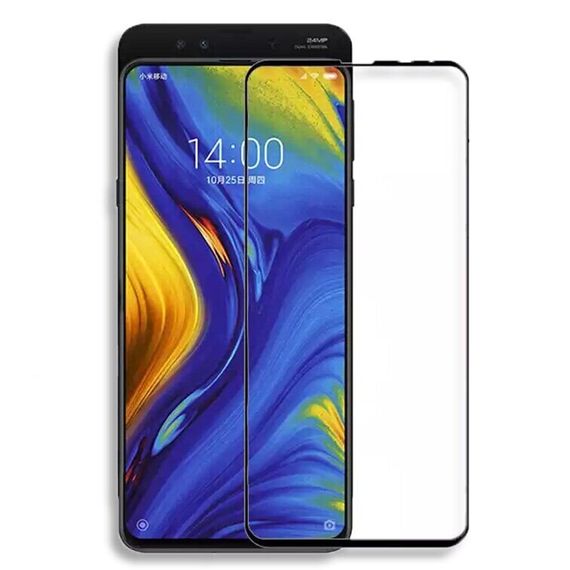 Захисне скло 2.5D на весь екран для Xiaomi Mi Mix 3 колір Чорний | Зображення 1