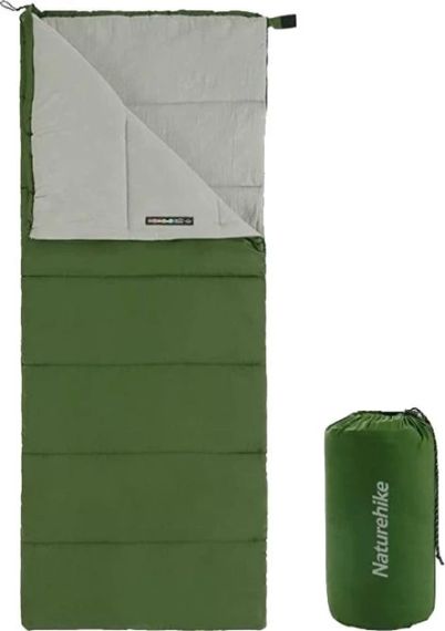 Спальний мішок Naturehike F150 NH22MSD05 (правий, зелений)