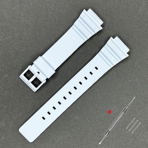 Ремінець для Casio MRW-200H 18mm Snow-White SI