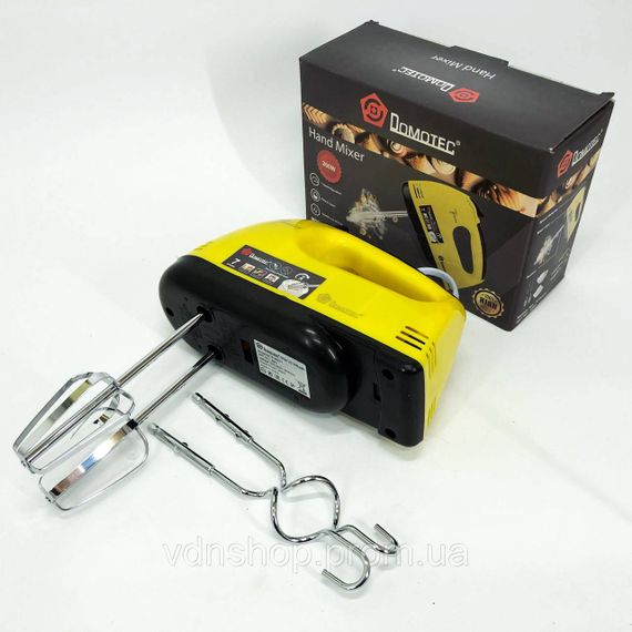 Миксер для приготовления тортов и кремов DOMOTEC R6633Y, Миксер для теста на кекс RT-33 | Зображення 6