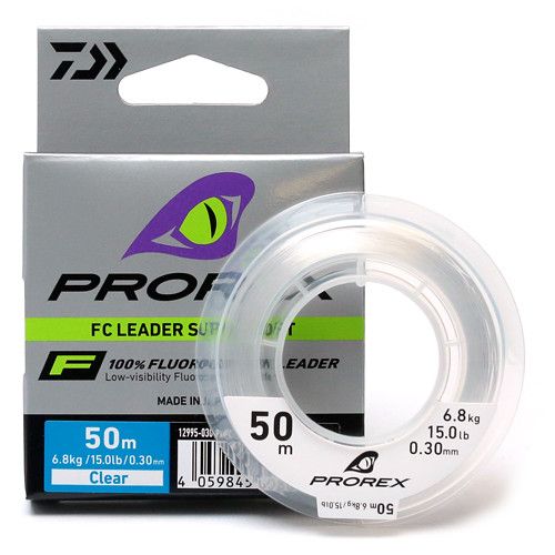 Флюрокарбон Daiwa Prorex FC Leader Super Soft 0.14mm 1.7kg 50m (12995-014) Флюорокарбон рыболовный | Зображення 3