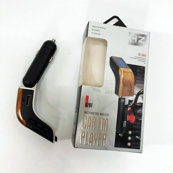 Модулятор в машину від прикурювача, Бездротовий передавач для музики в автомобіль YR-16 | Зображення 1