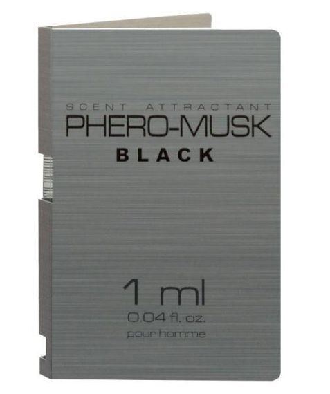 Парфуми з феромонами для чоловіків PHERO-MUSK BLACK, 1 ml Sex Aura