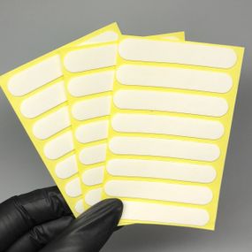 Силіконові двосторонні клейкі полоски для кріплення тіпс 1х6см (24шт)