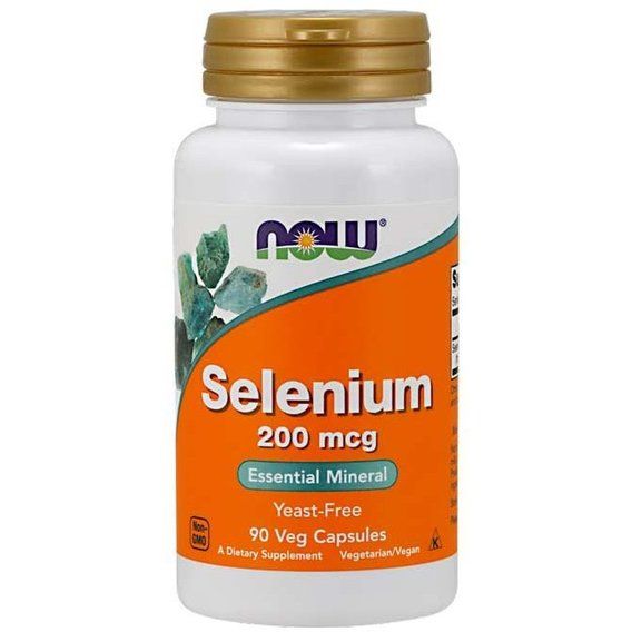 Селен NOW Foods Selenium 200 mcg 90 Veg Caps