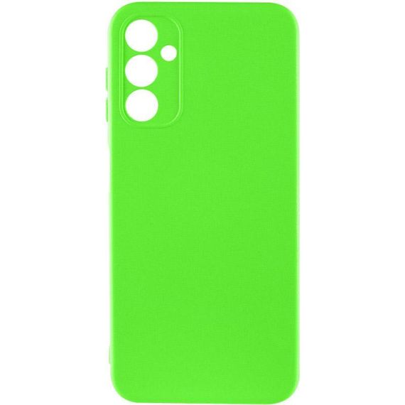 Чехол TPU GETMAN Liquid Silk Full Camera для Samsung Galaxy A05s Салатовый / Neon Green