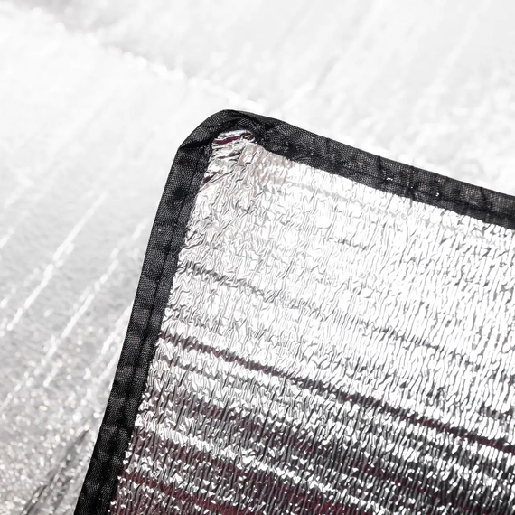 Підстилка під намет 240×240 см алюмінієвий килимок підкладка для кемпінгу вологозахисний LU-023 | Зображення 4