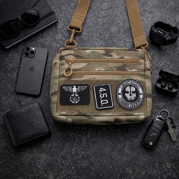 Чоловіча тактична сумка Multicam EDC Cordura 600D, сумка для патчів і шевронів мультікам CW-44 | Зображення 7
