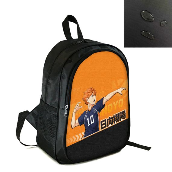 Рюкзак городской/школьный 38×28 см с принтом Аниме Волейбол!/Haikyuu!! два отдела, детский, подростковый, мужской, женский (4102)