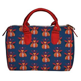 Сумка бочонок Barrel Дивный цветок 28x18x17 см (SB_23S010_KR)