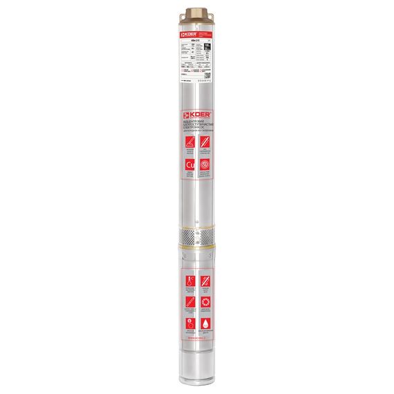 Свердловинний насос відцентровий KOER 4SDM 2/15 (KP2629)