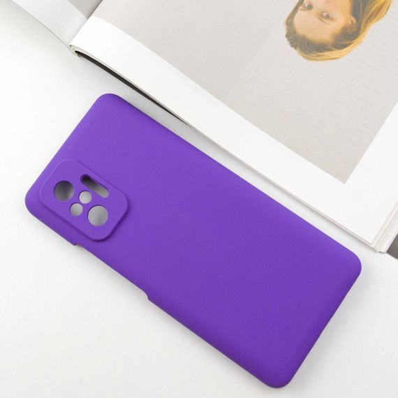 Чохол Silicone Cover Lakshmi Full Camera (AAA) для Xiaomi Redmi Note 10 Pro / 10 Pro Max Фіолетовий / Amethyst | Зображення 1