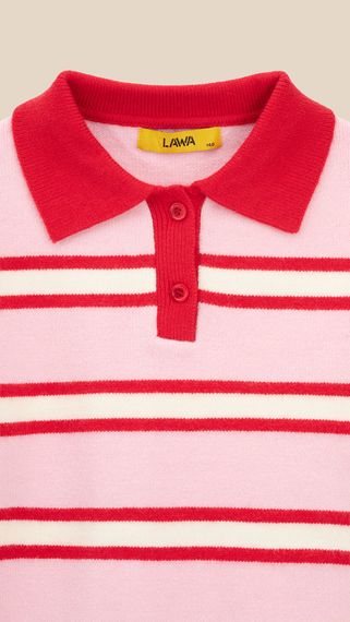 Поло з візерунком для дівчинки LAWA GBC02358 146 см Рожевий shop (2000999563911) | Зображення 1